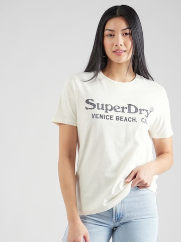 smėlio Superdry Marškinėliai: priekis