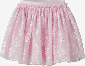 Fustă 'NMFFLORAL' de la NAME IT pe roz: față