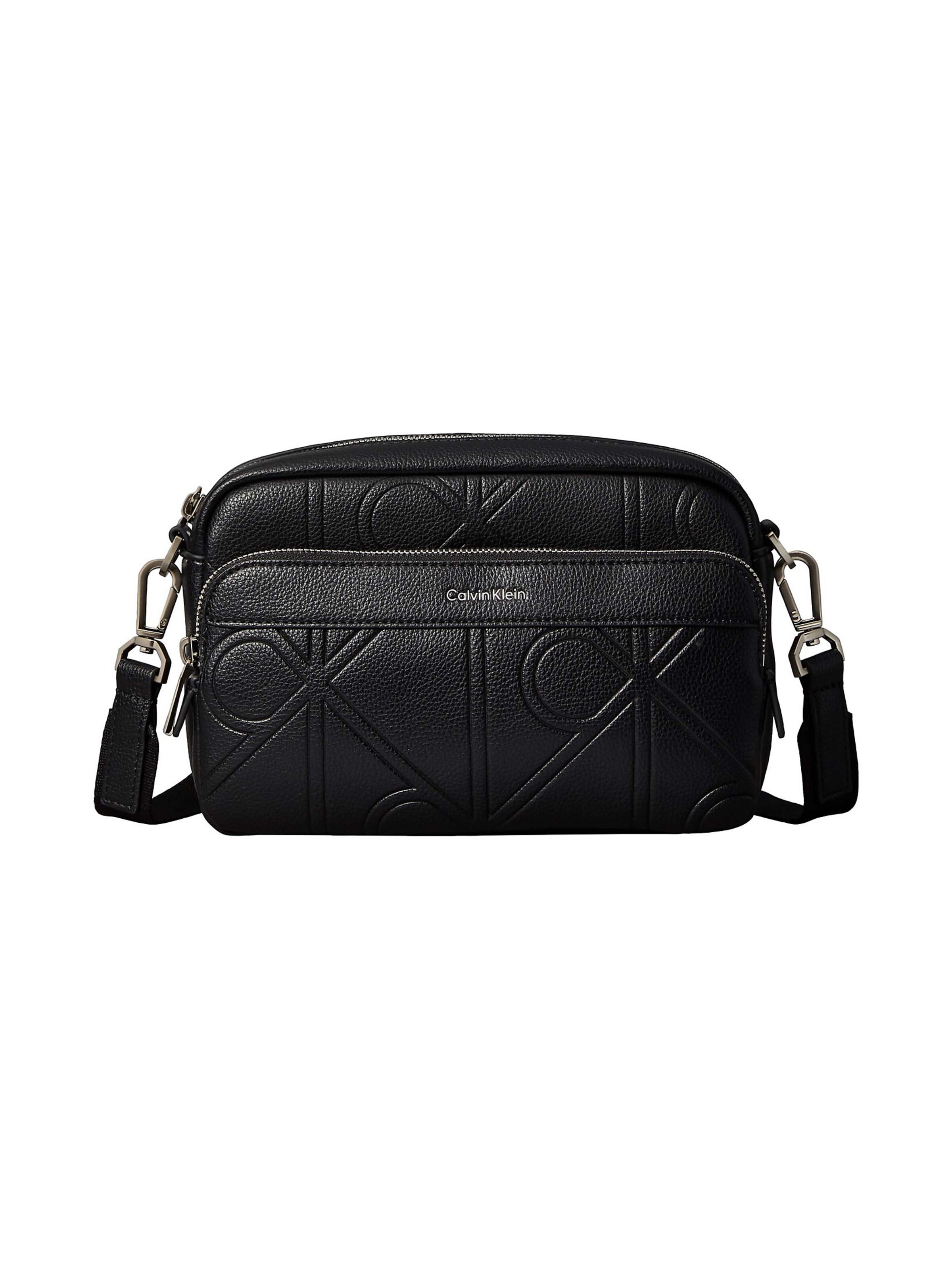 Calvin Klein Crossbody Bag in Black: front