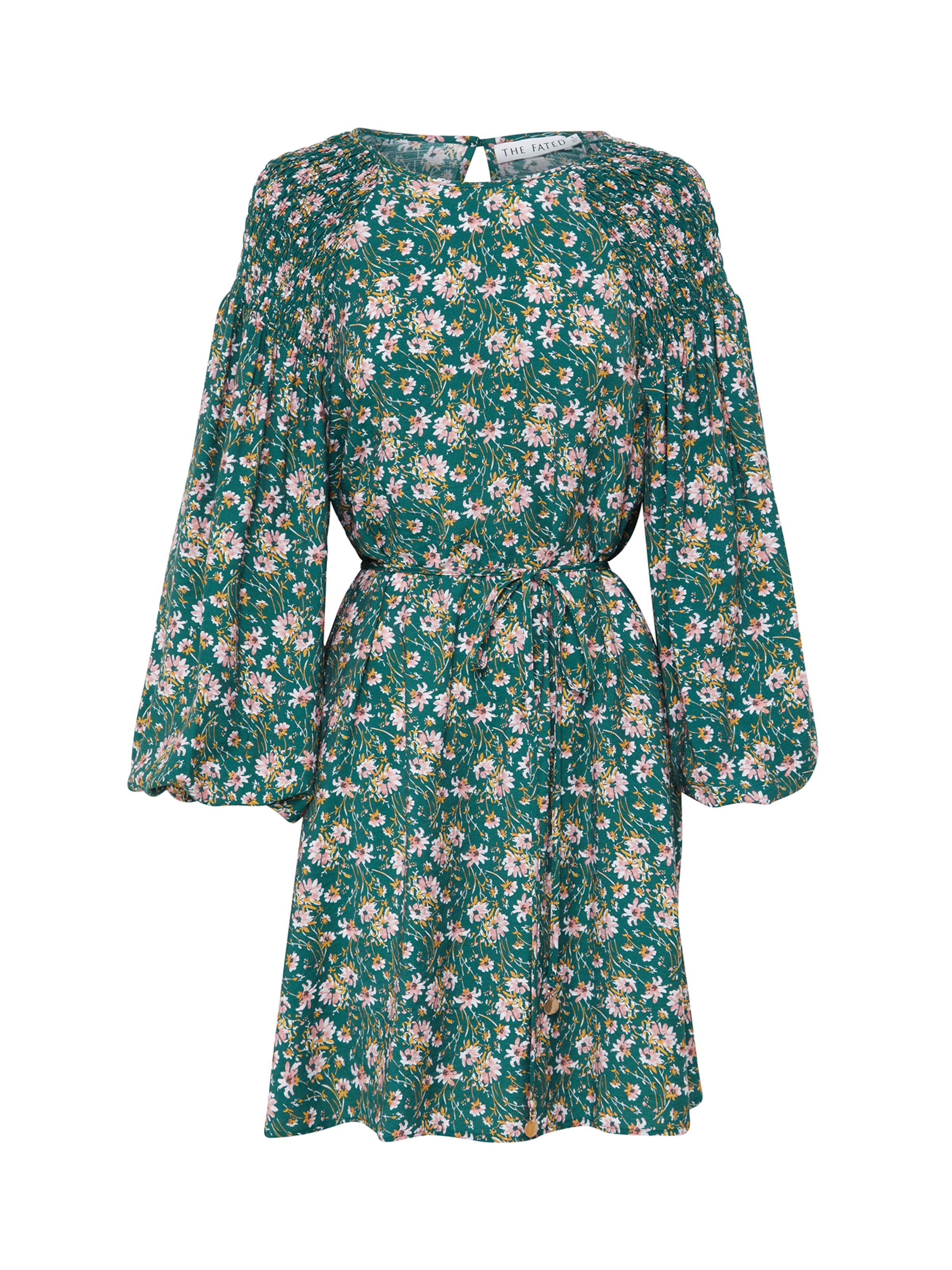 The Fated Dress 'Bennett' in Green: front