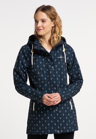 Schmuddelwedda Weatherproof jacket in Blue: front