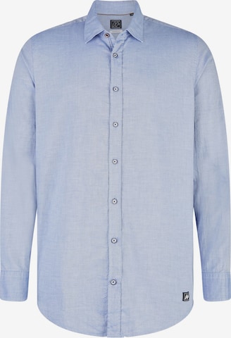 Coupe regular Chemise business HECHTER PARIS en bleu : devant