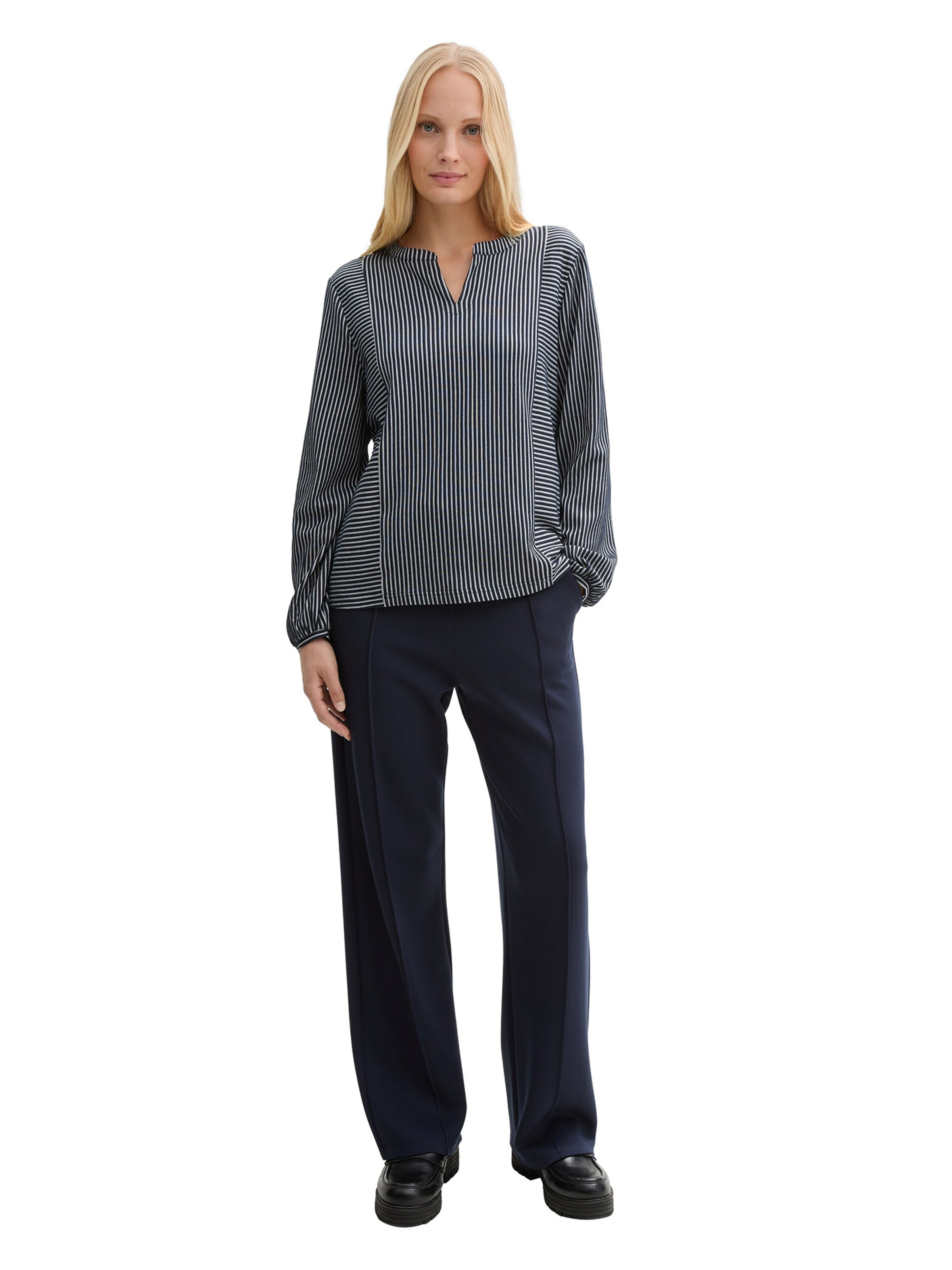 TOM TAILOR Bluse in Blau