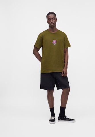 T-Shirt 'Knibbs Cryptic World Centre' Santa Cruz en vert