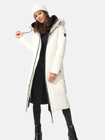 MARIKOO Χειμερινό παλτό 'Nadaree XVI' σε λευκό