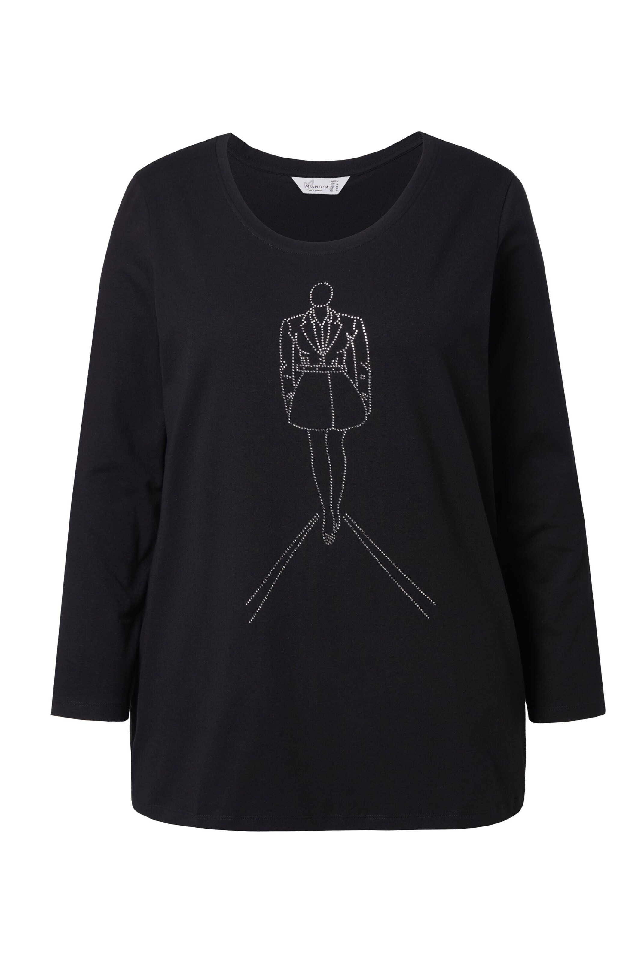 MIAMODA Shirt in Schwarz: Vorderseite