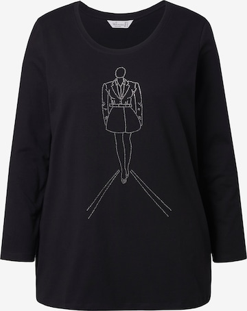 MIAMODA Shirt in Schwarz: Vorderseite