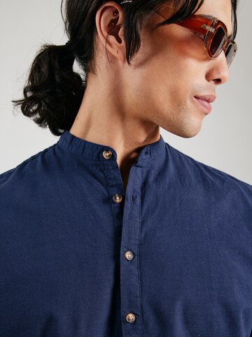 JACK & JONES Классический крой Рубашка 'JJESummer' в Синий