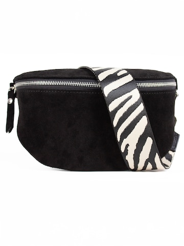 lePelou Gürteltasche 'LIVIA medium' in Schwarz: Vorderseite