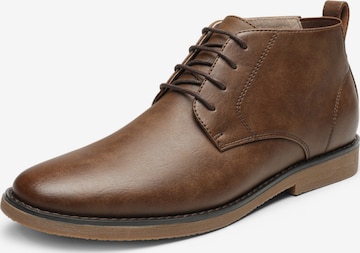Bruno Marc Chukka Boots in Brown: front