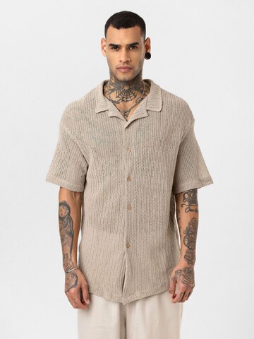Fit confort Chemise 'Frans' Dandalo en beige : devant