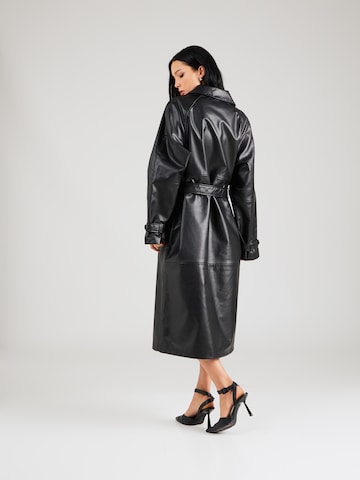 ABOUT YOU x Chiara Biasi Between-Seasons Coat 'Floria' in Black