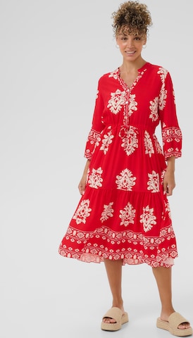 Cream Blusenkleid 'Koren' in Rot: Vorderseite