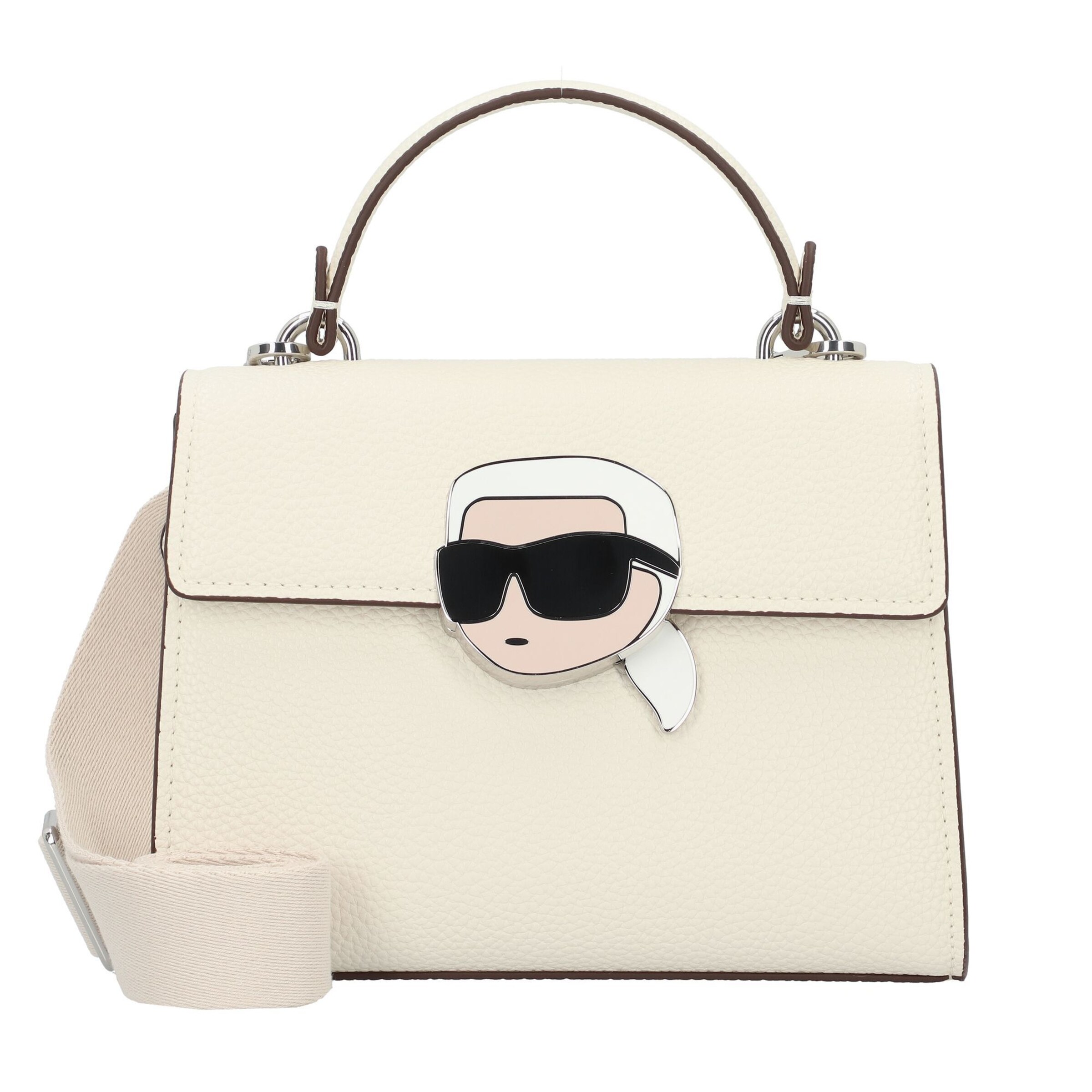 Borsa a mano 'Ikon' Karl Lagerfeld di colore bianco, Visualizzazione prodotti