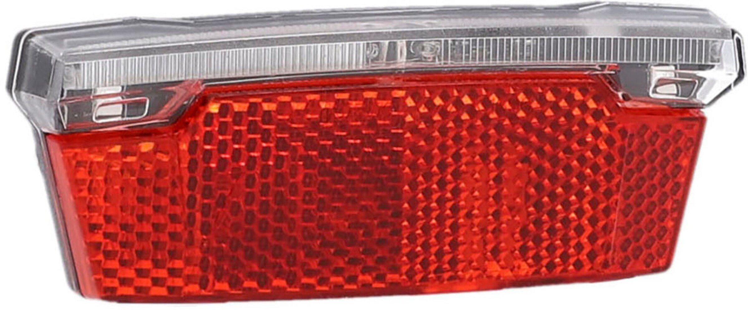 FISCHER Fahrräder Fahrrad-Rücklicht in Rot: Vorderseite