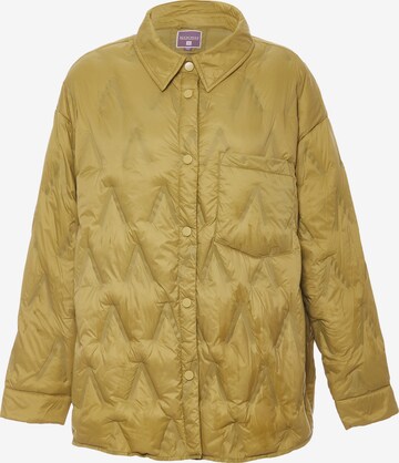 MYMO Prehodna jakna | rumena barva: sprednja stran