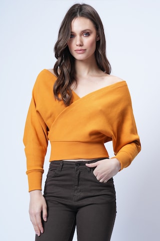 Trend Alaçatı Stili Svetr – žlutá