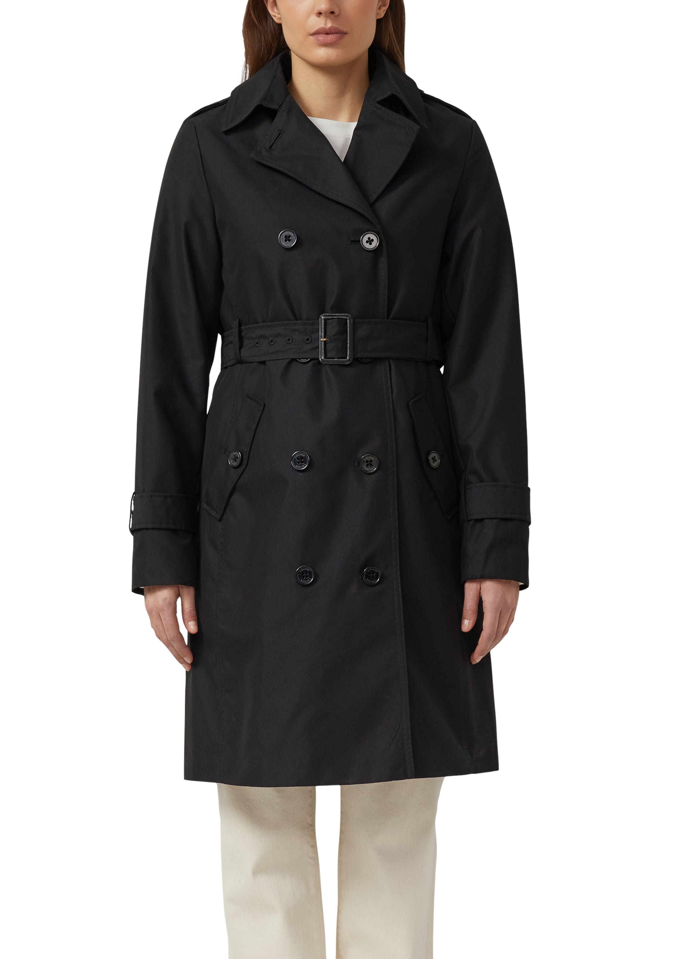 s.Oliver Tussenmantel in Zwart