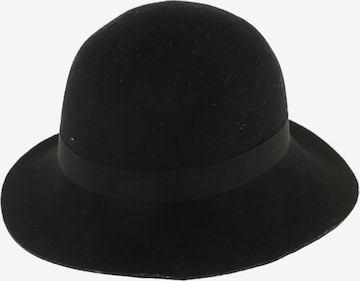 HALLHUBER Hat & Cap in 60 in Black: front