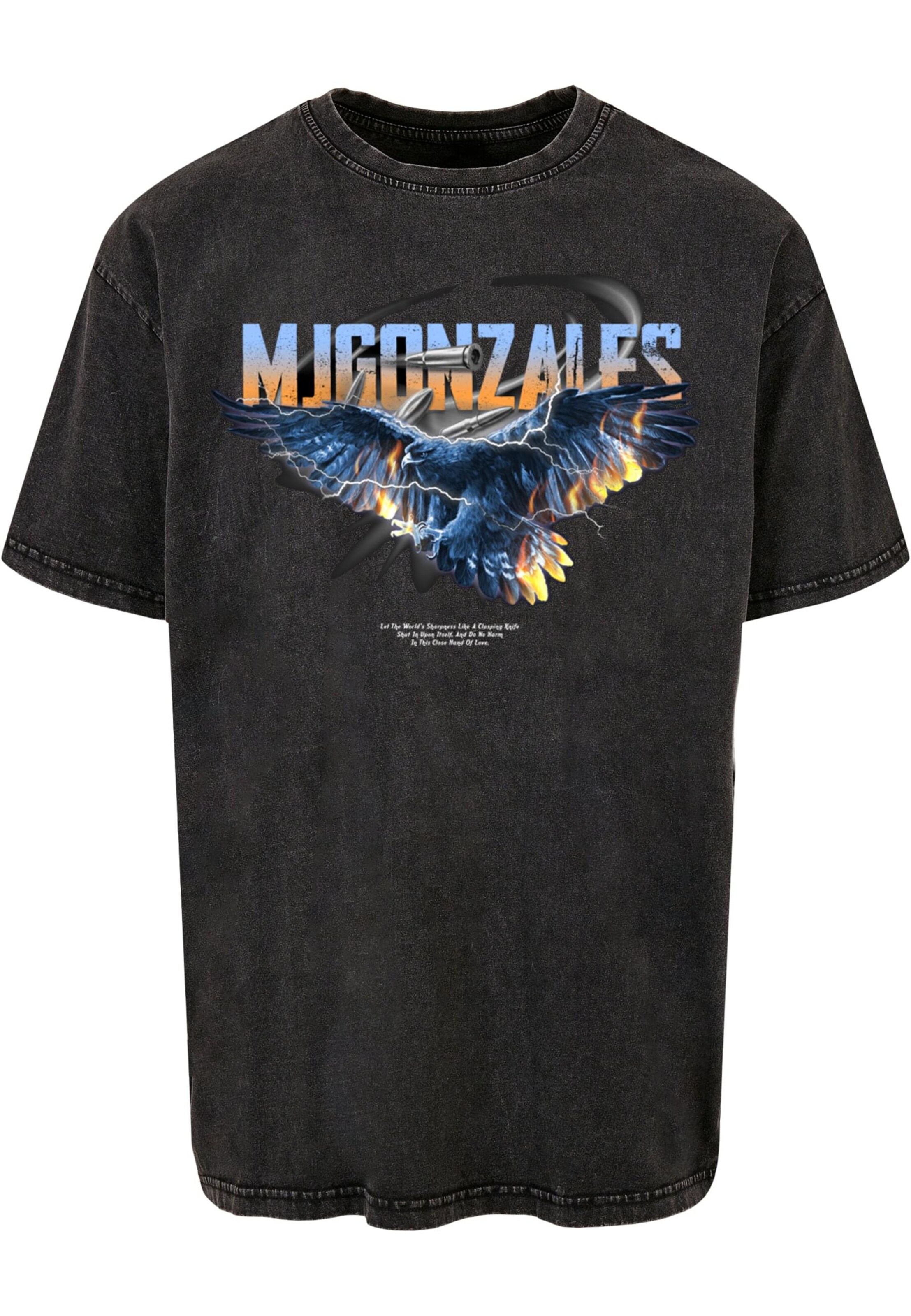 Maglietta 'Eagle V.2' di MJ Gonzales in nero: frontale