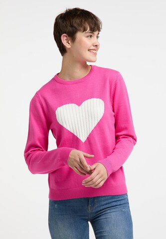 MYMO Sweater 'Nolie' in Pink: front