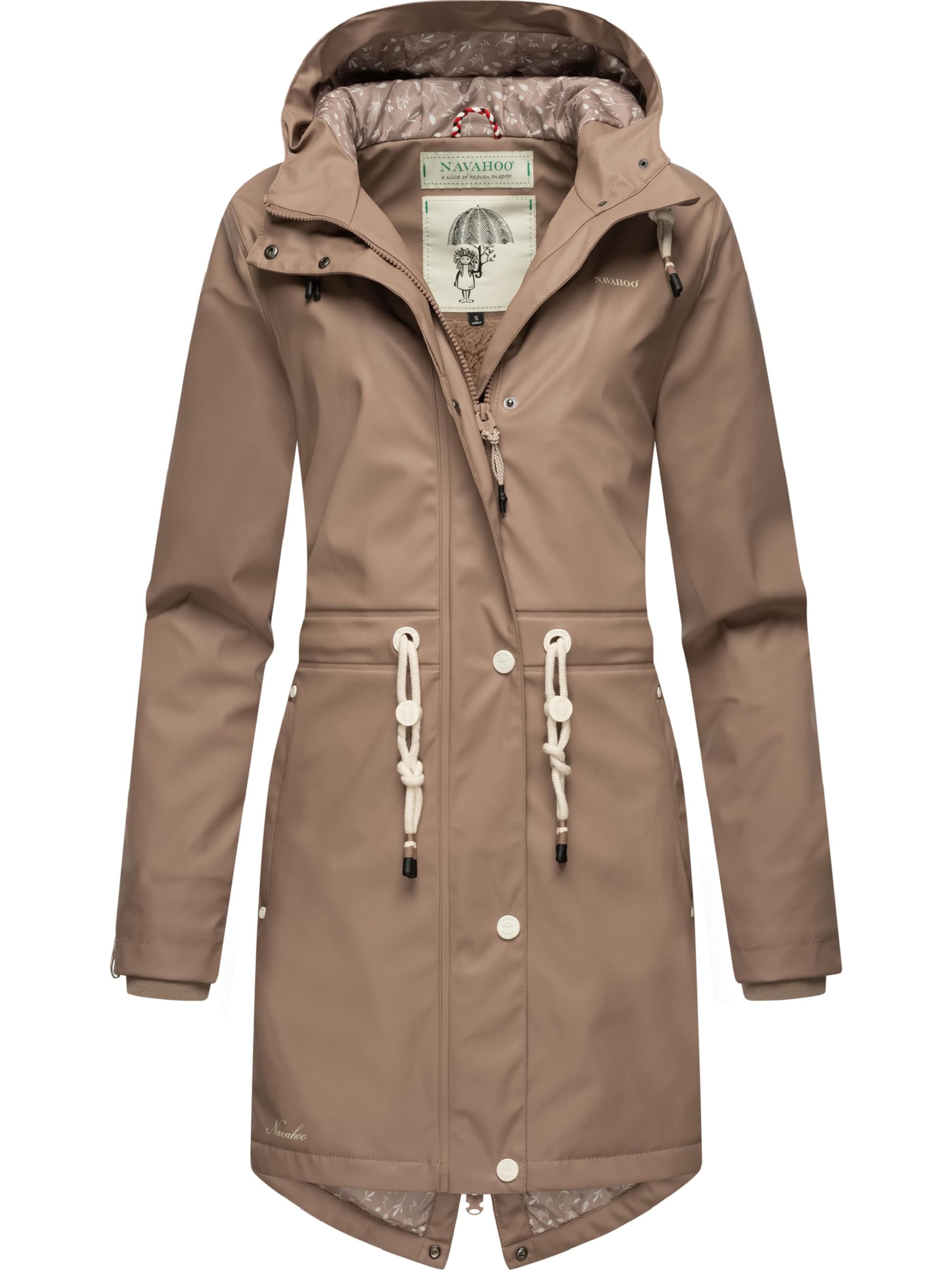 Geacă funcțională 'Flower of Ocean' de la NAVAHOO pe bej