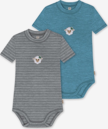 normani Strampler/Body in Grau: Vorderseite