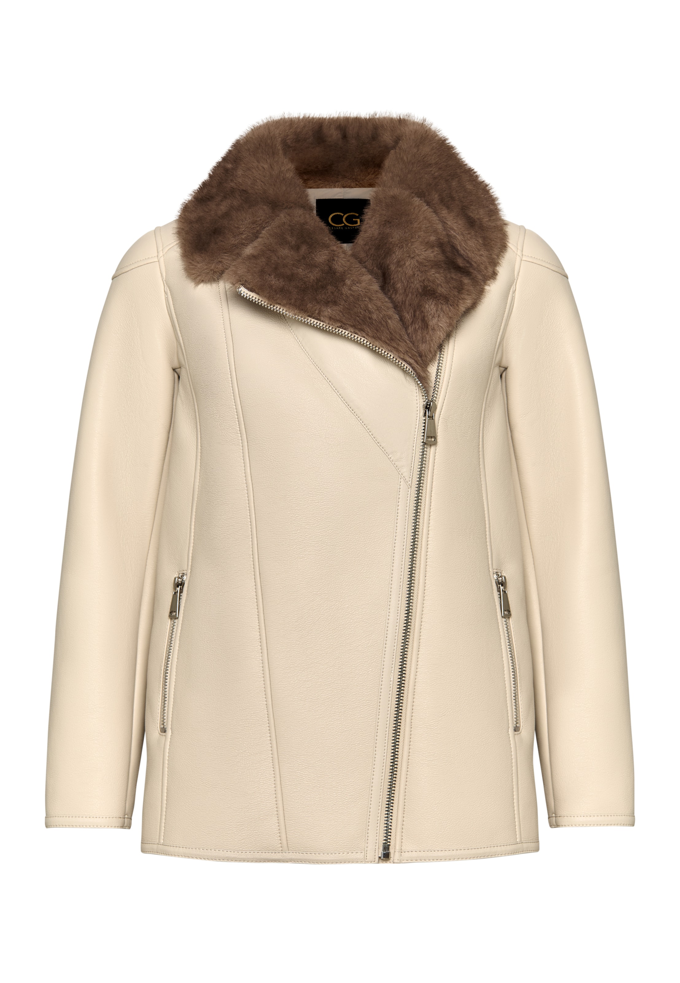 Manteau d’hiver CESARE GASPARI en blanc