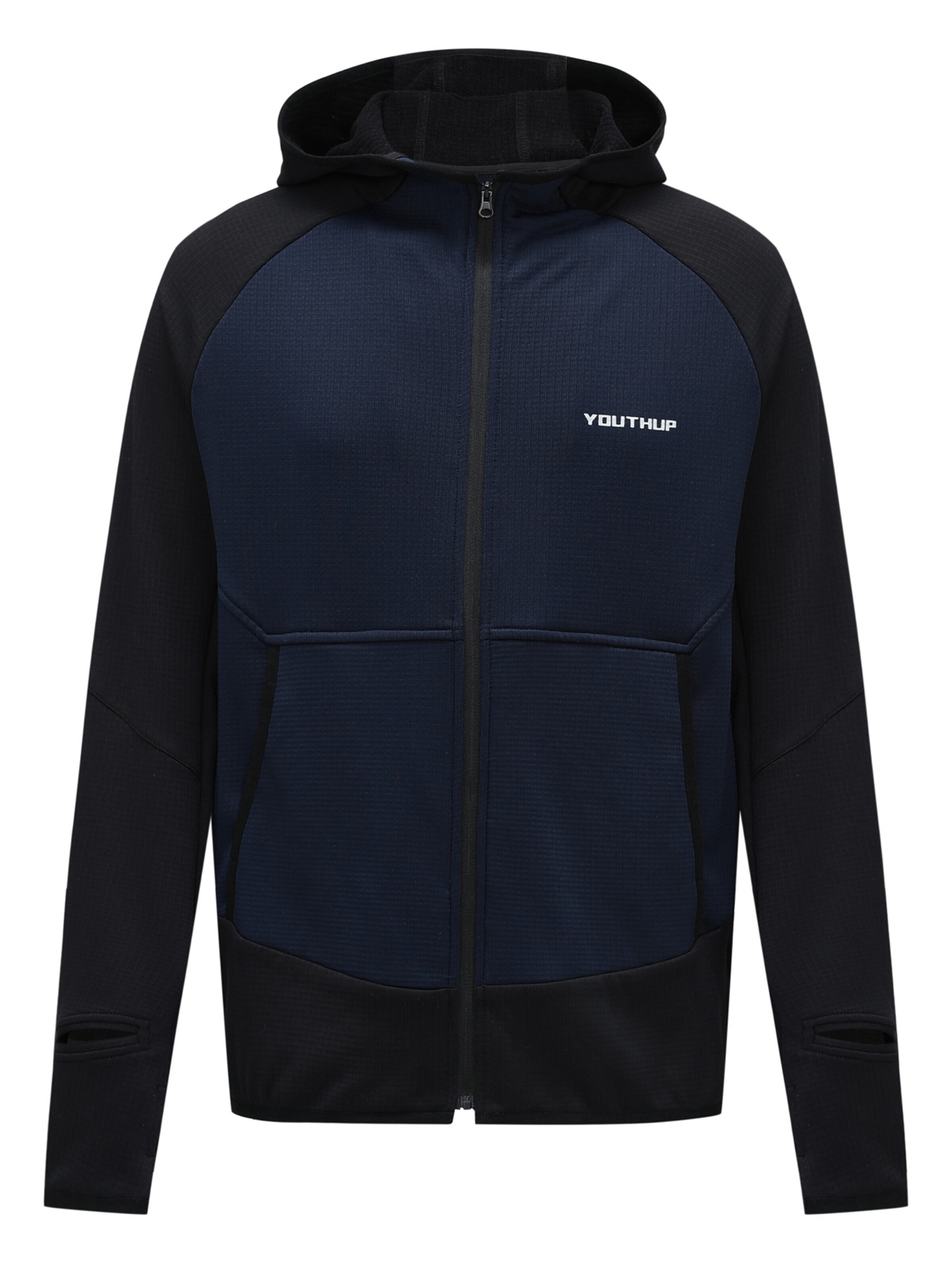 YOUTHUP Athletic Jacket 'UHRENFENSTER' in S in Dark blue, Item view