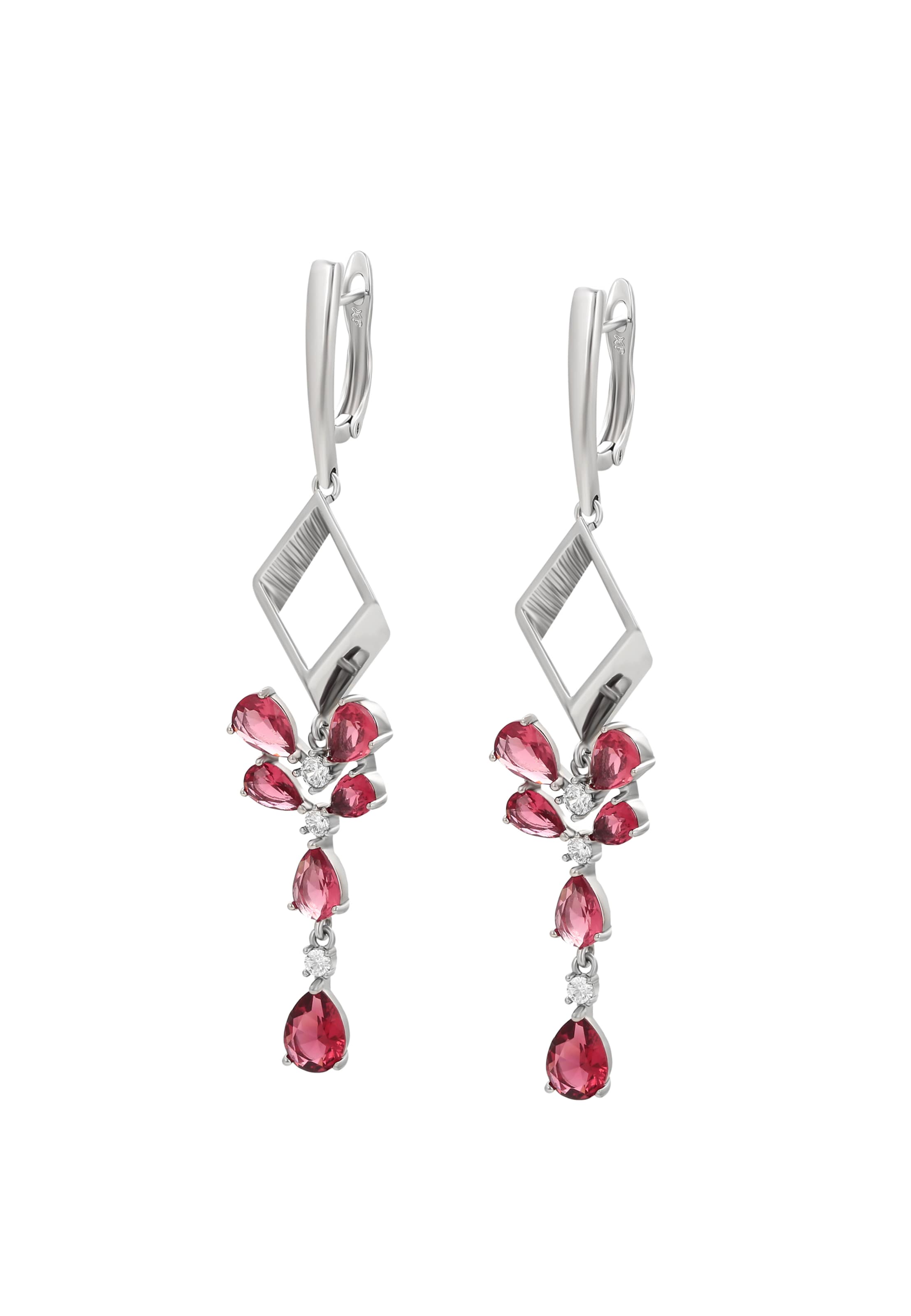 NAEMI Oorbellen in Zilver: voorkant