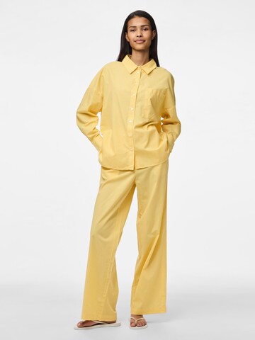 PIECES Blouse 'PCFeline' in Yellow