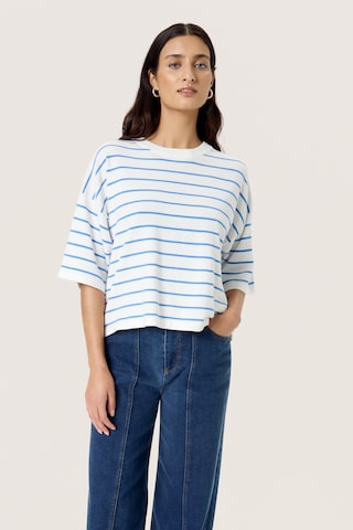 Pull-over 'Spina' SOAKED IN LUXURY en blanc : devant