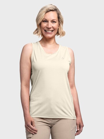 Schöffel Functioneel shirt 'Tauron' in Beige: voorkant