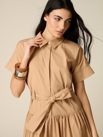 oltre Dress in Beige