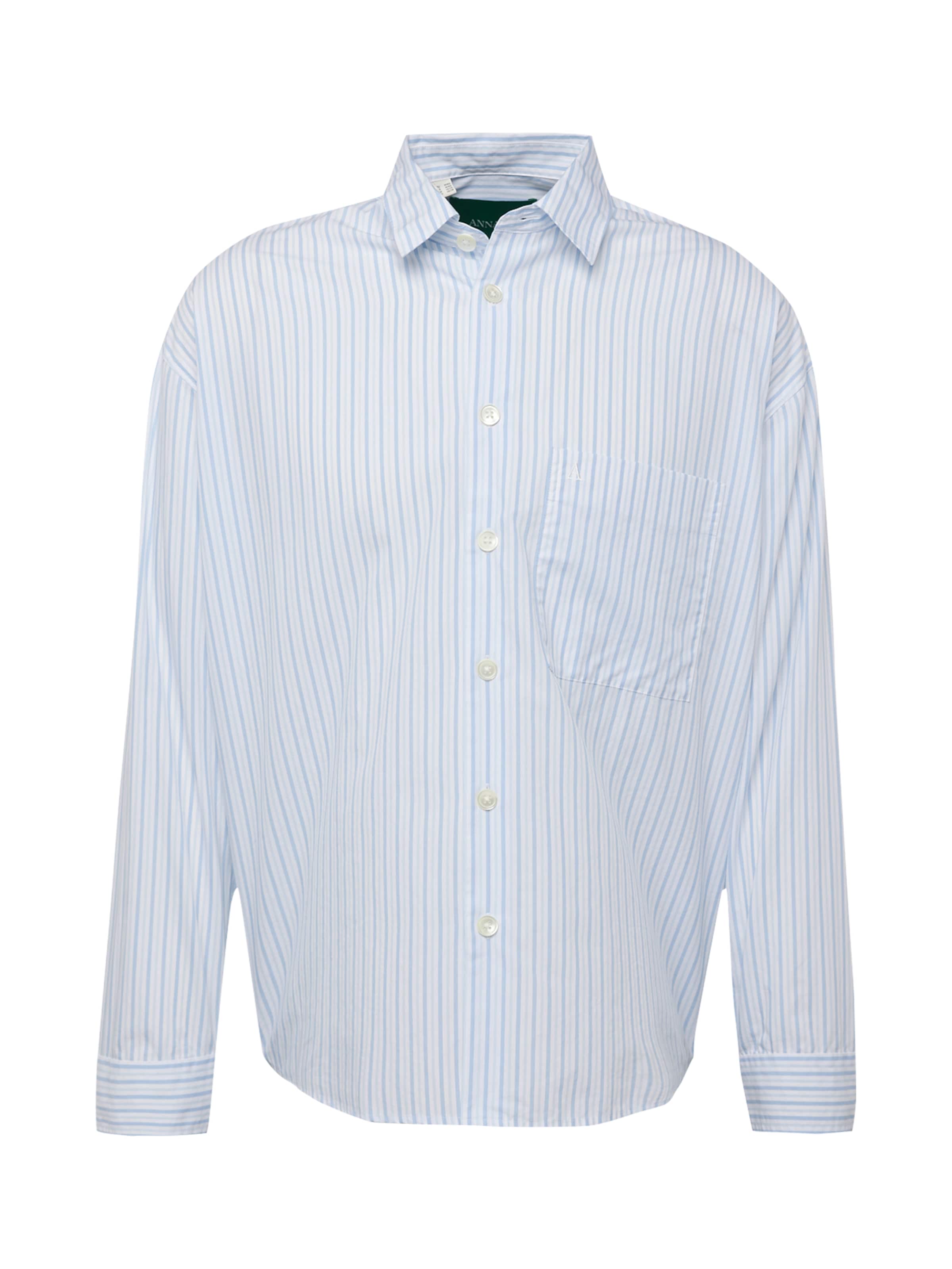 ANNARR Regular fit Button Up Shirt 'ROAR' in Blue: front