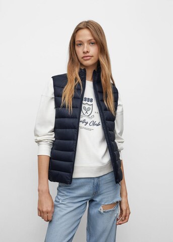 MANGO TEEN Weste 'Alter' in Blau: Vorderseite
