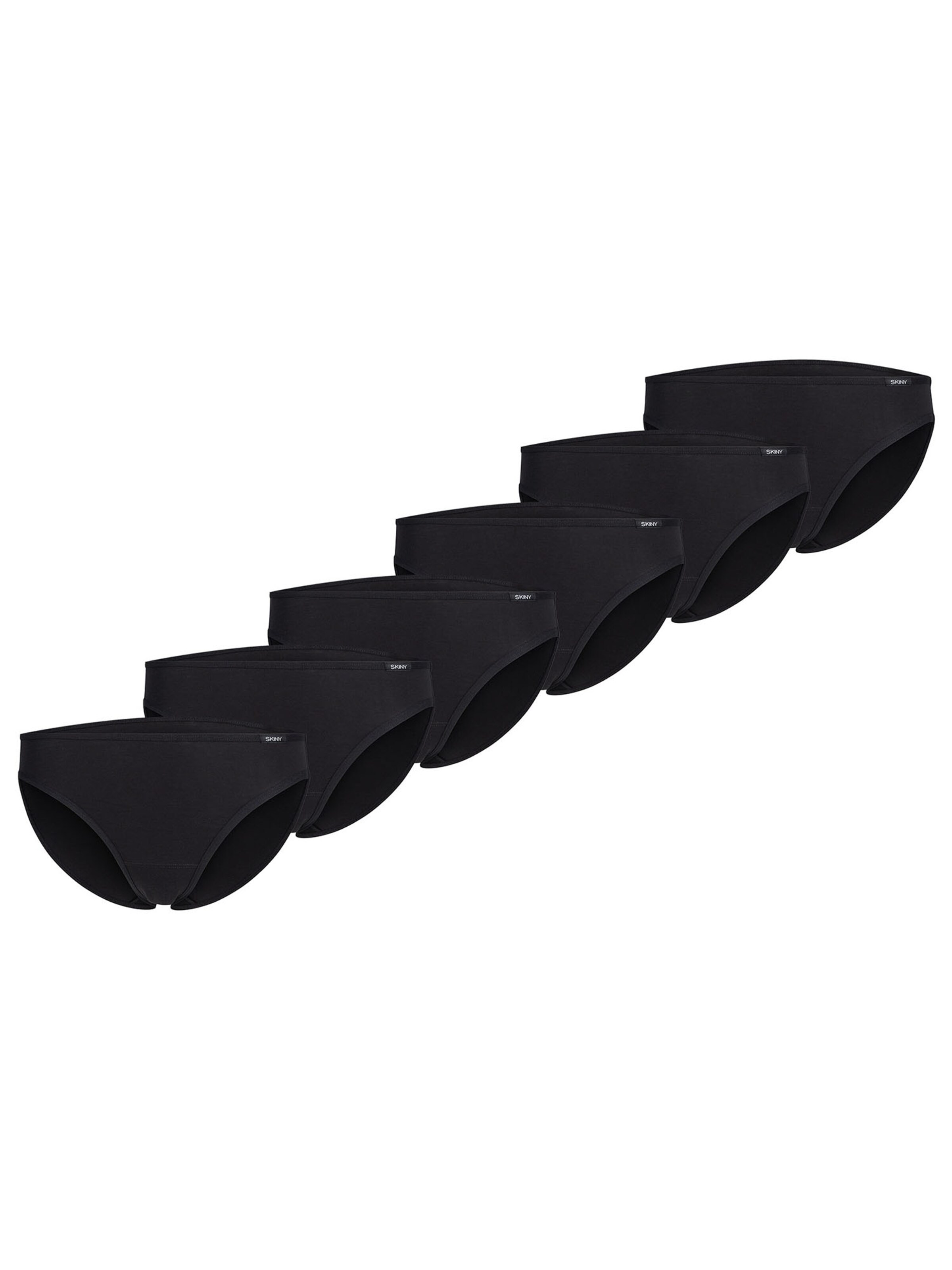 Slip ' Cotton Essentials ' Skiny en noir : devant