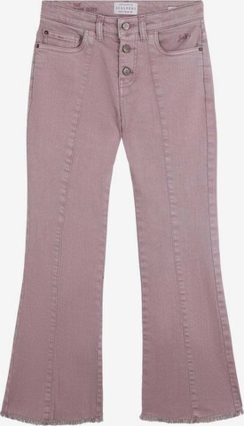 évasé Pantalon Scalpers en rose : devant