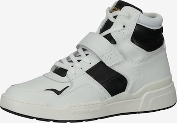 Sneaker alta 'Attacc' di G-Star RAW in bianco: frontale