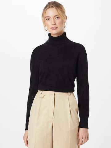 Pure Cashmere NYC Pullover i sort: forside