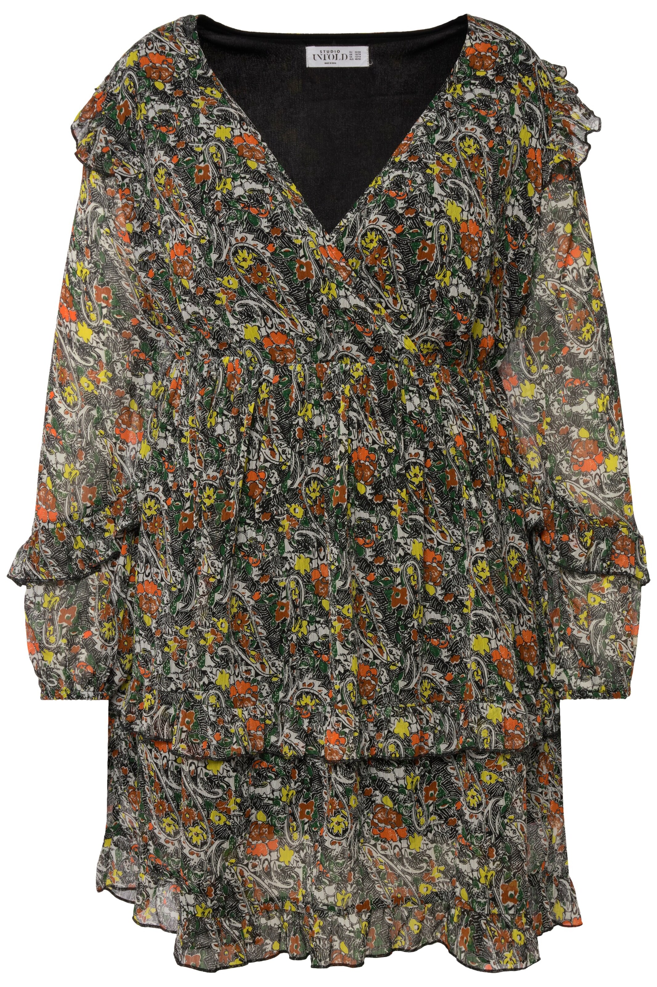 Studio Untold Jurk in Groen: voorkant