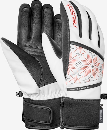 REUSCH Sports gloves 'Tessa STORMBLOXX' in White: front