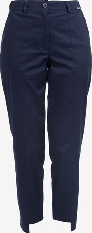 HELMIDGE Slimfit Broek in Blauw: voorkant