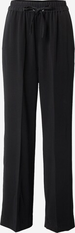 InWear Loose fit Pleated Pants in Black: front