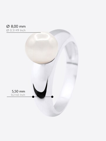 Bague 'VILLENEUVE' Ateliers Saint Germain en blanc