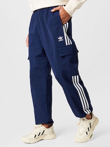 ADIDAS ORIGINALS - regular Pantalón cargo 'Adicolor 3-Stripes ' en azul: frente