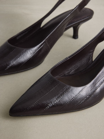 Next - Zapatos destalonado 'N.Premium' en rojo
