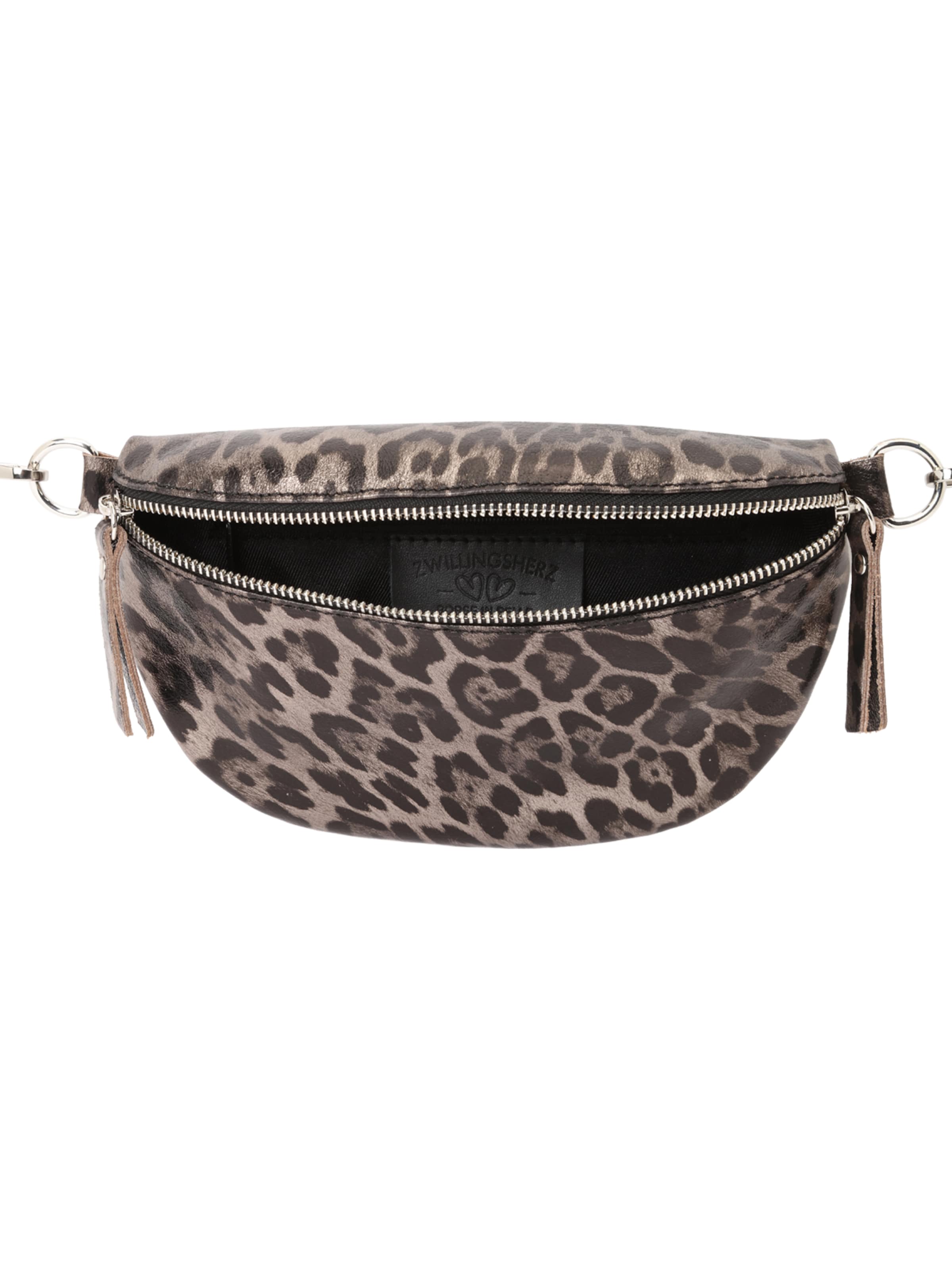 Zwillingsherz Torbica za okrog pasu | siva barva