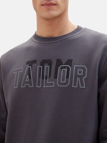 TOM TAILOR Sweatshirt in Grijs