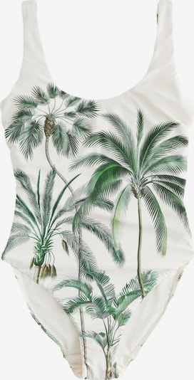 Maudymosi kostiumėlis iš Next, spalva – kremo / tamsiai žalia / tamsiai žalia, Prekių apžvalga